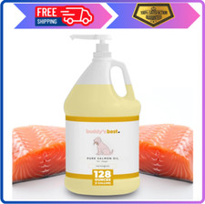 Salmon Oil for Dogs 100 Pure Norwegian Virtually Odorless Fish Oil.Make in USA