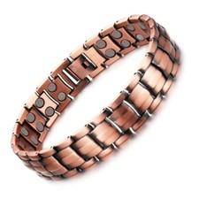 Gorgeous Pure Copper Magnetic Bracelet Men Women Balance Arthritis Pain Balance