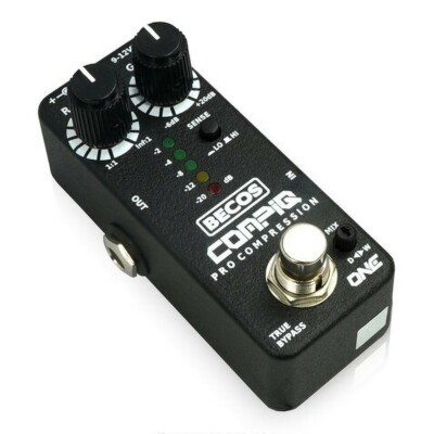 ベース BECOS COMP PRO COMPRESSION CompIQ YUNA Pro Compressor Pedal for Bass and Guitar – BECOS FX