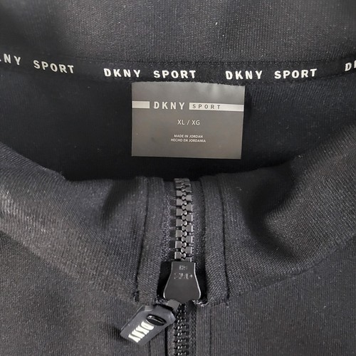 DKNY Sport womens XL pullover half zip adjustable waist top yoga,running - Picture 2 of 8