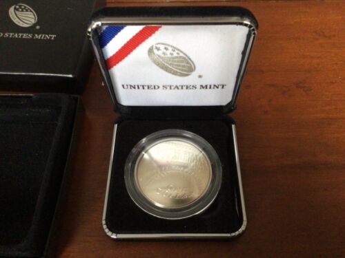 2014-P Baseball Hall of Fame Commemorative Proof $1 Dollar Coin W/COA - Picture 3 of 11