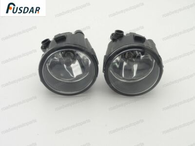 1PAIR CLEAR LENS FRONT BUMPER LAMPS FOG LIGHT W/BULBS for NISSAN TIIDA 2012-2016