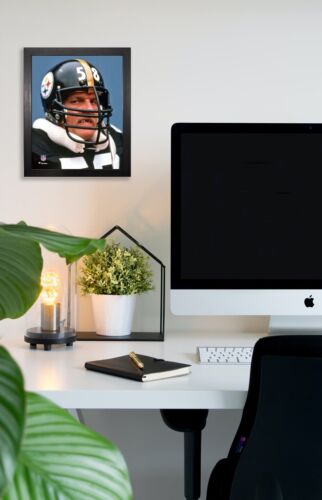 Pittsburgh Steelers Jack Lambert Iconic 8x10 Framed Photo Poster - Picture 3 of 5