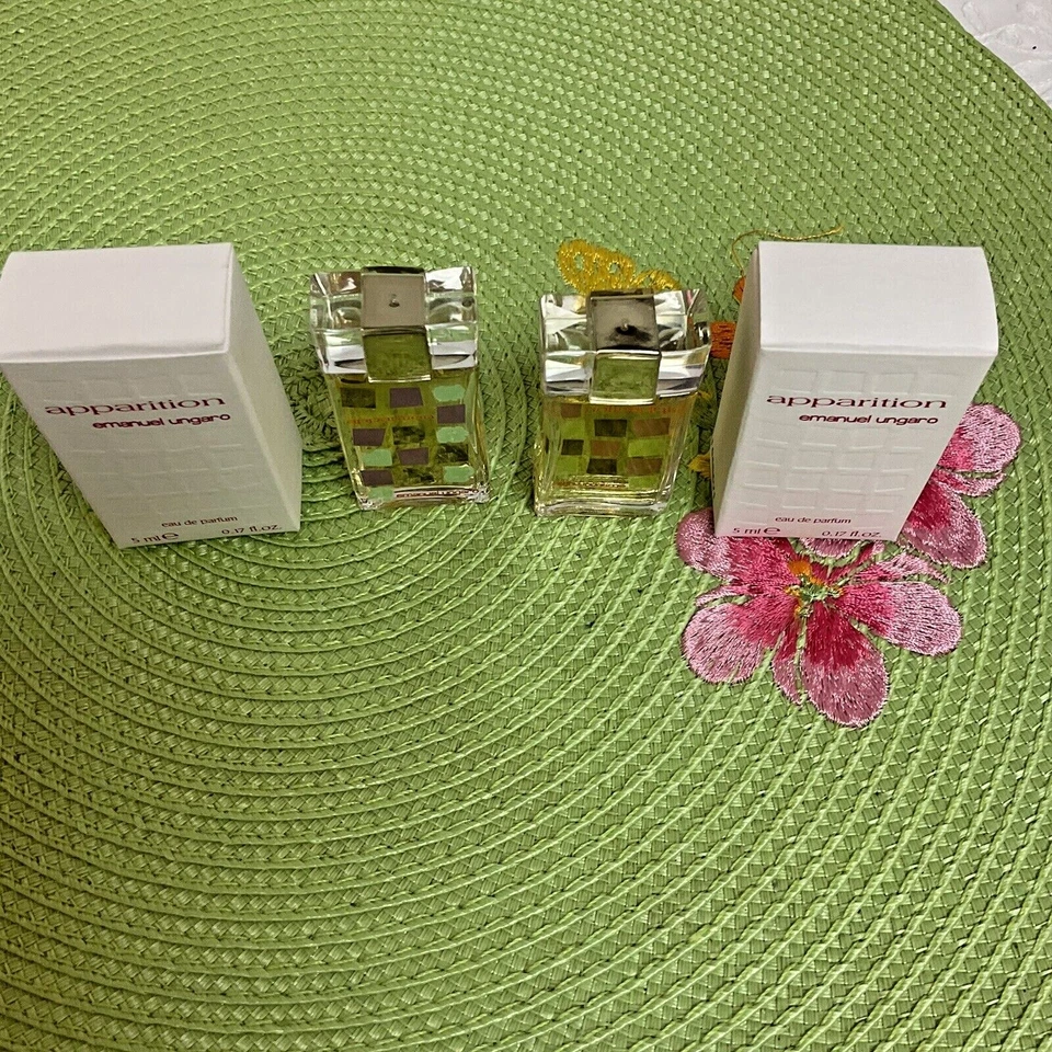 Emanuel Ungaro Apparition парфюмированная вода лот из 2 женщин 0,17 жидкой унции новый в коробке - Изображение 2 из 4