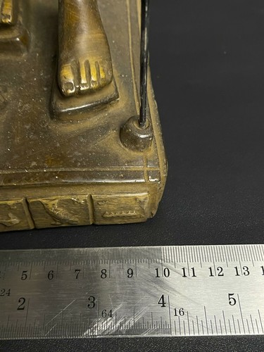 Fantastischer ägyptischer Gott nach dem Leben Doktor Anubis Figur - hält Was-Zepter - Bild 8 von 8