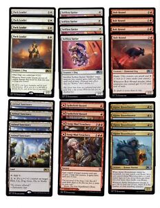 mtg WHITE RED HEROIC DECK Magic the Gathering rare 60 cards