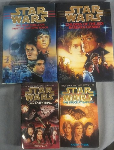 Star Wars Buch Konvolut 4 - 2 Hardcover, 2 Taschenbücher - Rusch, Hambly, Zahn, Tyers - Bild 2 von 7