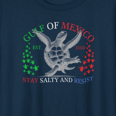 Gulf of Mexico Stay Salty and Resist  T-Shirt