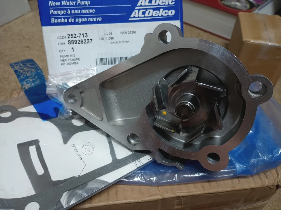 ACDelco Engine Water Pump 252-713 For 88926227 Fits GM, Kia  - Image 3 of 3