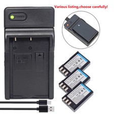EN-EL9 Battery or USB Slim Charger For Nikon CoolPix D5000 D3000 D60 D40 EN-EL9a