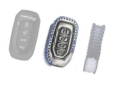 Blue Leather Case for Compustar G15 2Way Remote leather Case G15 RFX-P2WG15-SS