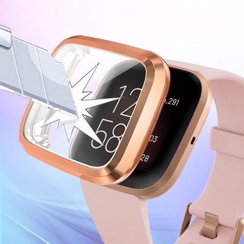 Für Fitbit Versa 2 Etui Abdeckung Stoßstange Schale + Displayschutzfolie Hartglas - Bild 37 von 48
