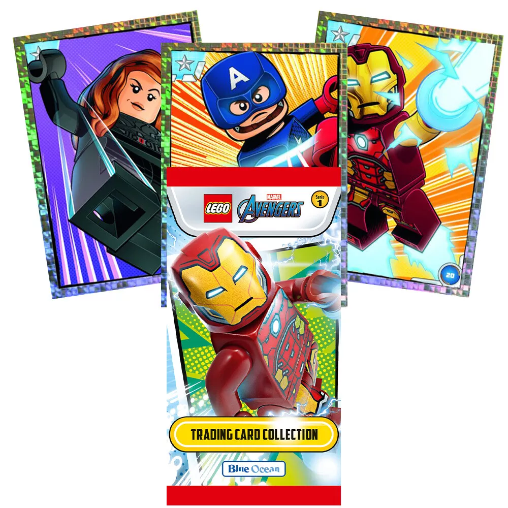 Lego Avengers série 1 - Cards - Blue Ocean - France - 2023 Jouets