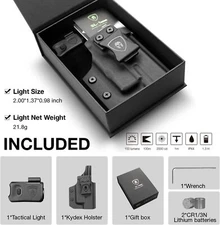 Pistol Light with Holster For Glock 17/19/21/22 Gen 3 4 5&G23/32 Gen 4 Pistol