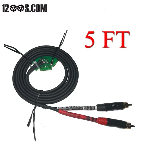 TECHNICS SL-1200 RCA PCB / SL-1210 RCA PCB PC BOARD W/ INTERNAL GROUND GOLD TIP