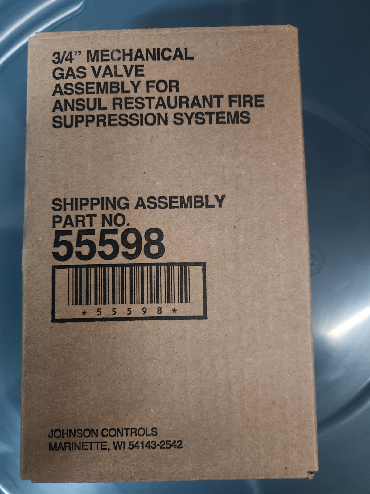 Ansul PN 55598 3/4" Gas Valve