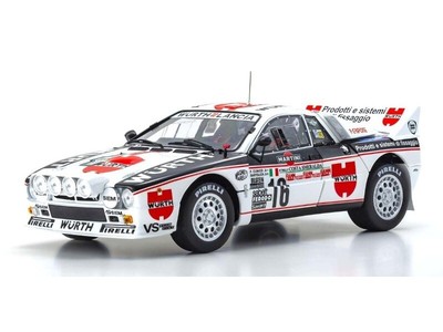 Kyosho 1/18 Lancia Rally 037 Wurth 1983 Costa Smeralda G.F.Cunico #08306C NEW