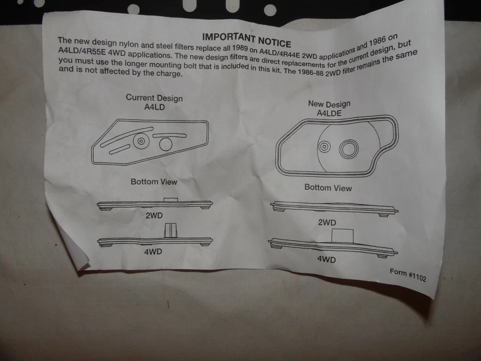 F-154 Internal Transmission Cartridge Filter PTC Power Train Components - Image 4 of 4