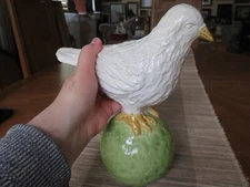 Abigail's Ceramic Pottery Glazed Bird rare Vintage Porcelain Pigeon Dove Spring