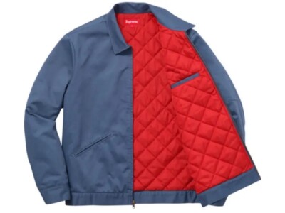 Supreme X PlayBoy FW16 Work Jacket Blue XL BRAND NEW Supreme X PlayBoy FW16 Work Jacket Blue XL BRAND NEW