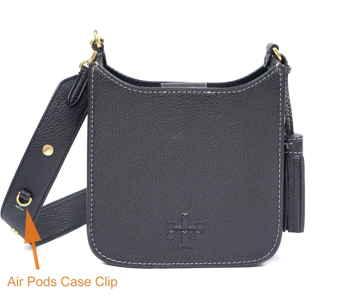 Tory Burch Thea Black Small Shoulder Bag Crossbody Purse