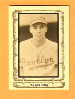 #ad Pee Wee Reese Brooklyn Dodgers 1980 83 Pacific Legends #52 HOF $2.93