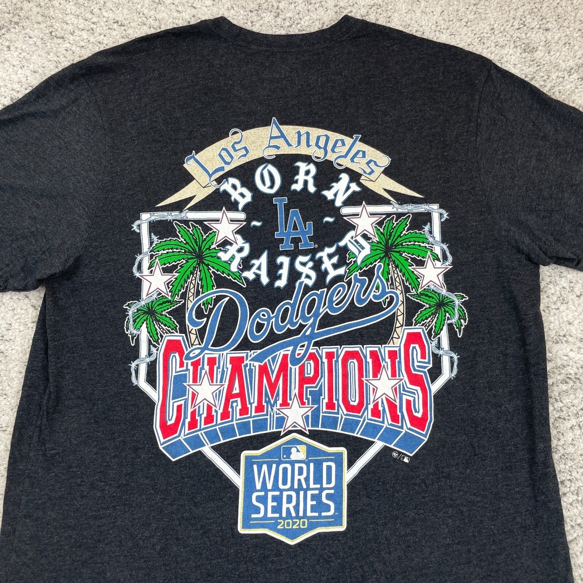 Born X Raised LA Dodgers Shirt Mens Large 47 Brand 2020