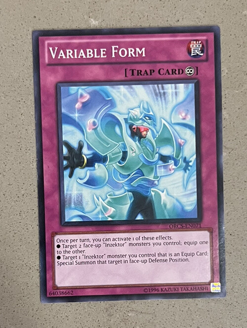 yugioh card of variation Without a doubt, one of THE best customs produced by the talented @ Variable Form - ORCS-EN071 -