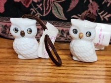 Vintage Carson Creative Concepts Perfume Fragrance Holder White Owl