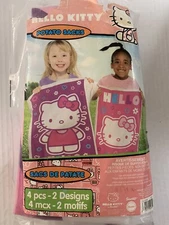 Hello Kitty Sanrio Cat Kids Birthday Party Favor Activity 4 Count Potato Sacks