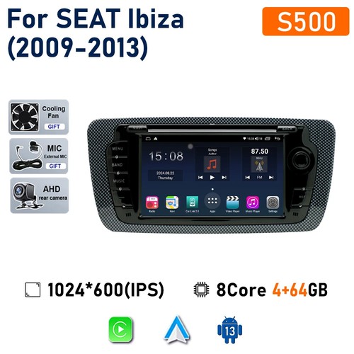 Android Auto For Seat Ibiza 6j MK4 2009-2013 Car Radio Multimedia Video Audio - Picture 6 of 39