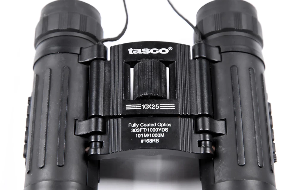 Binóculos ópticos totalmente revestidos TASCO modelo 168RB 10x25 - BN83 - Imagem 2 de 4