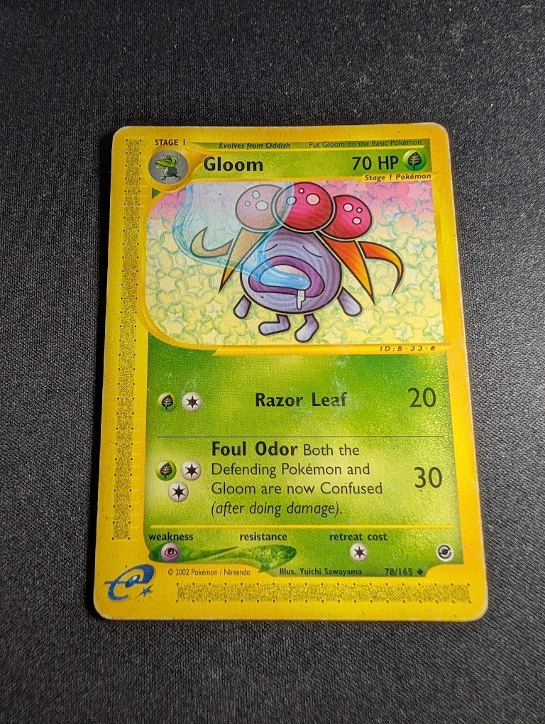 Gloom Expedition Base Set Uncommon 78/165 HP Pokemon 2002
