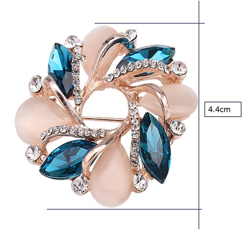 Bauhinia Brooch Flower Pattern Pin Jewellery Floral Alloy Chic Breastpin - Picture 5 of 12