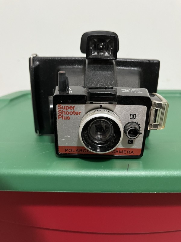 Vintage 70's Poloroid Land Camera Super Shooter Plus Instant Film Camera