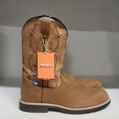 Twisted X 12'' Western Boot Toffee/Sudan Brown Mens Size 13D