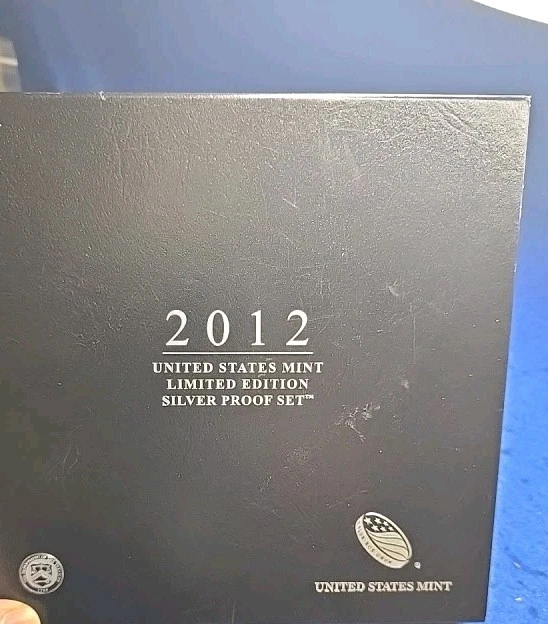 2012 US Mint Limited Edition Silver Proof Set w/COA - typ toning-Eagle is 2012 W - Image 2 of 4