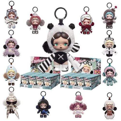 POP MART x θ Skullpanda Off Mode Series Plush Doll Pendant Figure NEW in OpenBox