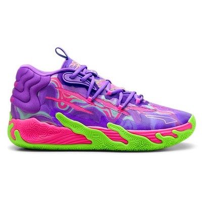 PUMA Mb.03 Toxic Basketball Mens Purple Sneakers Athletic Shoes