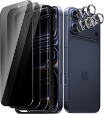 3 Pack For iPhone 17 Pro Max Privacy Screen Protector  3 Pack Camera Lens Prote