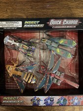 4 Insect Robots Transforming Changeable NEW SEALED Quick Change Polyfect 2009