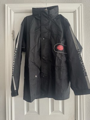 Moto Guzzi Motorcycle Rain Gear Set XL Jacket Pants Waterproof Reflective Bag