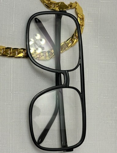 Run DMC Disfraz Sombrero Gafas Cadena Collar Halloween Retro Años 80 90 - Imagen 9 de 9