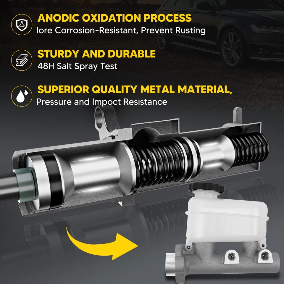 Brake Master Cylinder w/ Reservoir for Chevrolet Blazer GMC Jimmy Olds 1998-2000 — 第 4/4 张图片