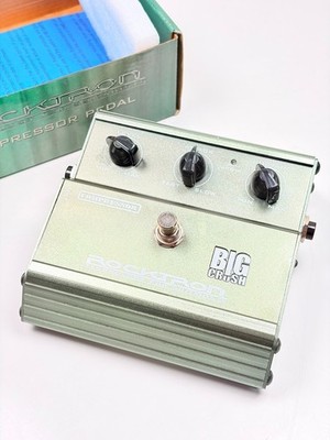 Rocktron Big Crush Kompressor Pedal Gitarre Effekt Stompbox 9 V DC grün verpackt