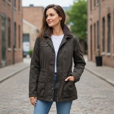 Fat Face Patternless Brown Coats, Jackets Waistcoats for Women