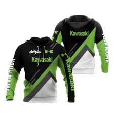 Kawasakii Racing Team 3D AOP Hoodie All Size for Unisex