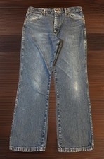 Vtg Wrangler Men Cowboy Cut Slim Fit Jeans Sz 34x30 Medium Wash 5 Pocket Western