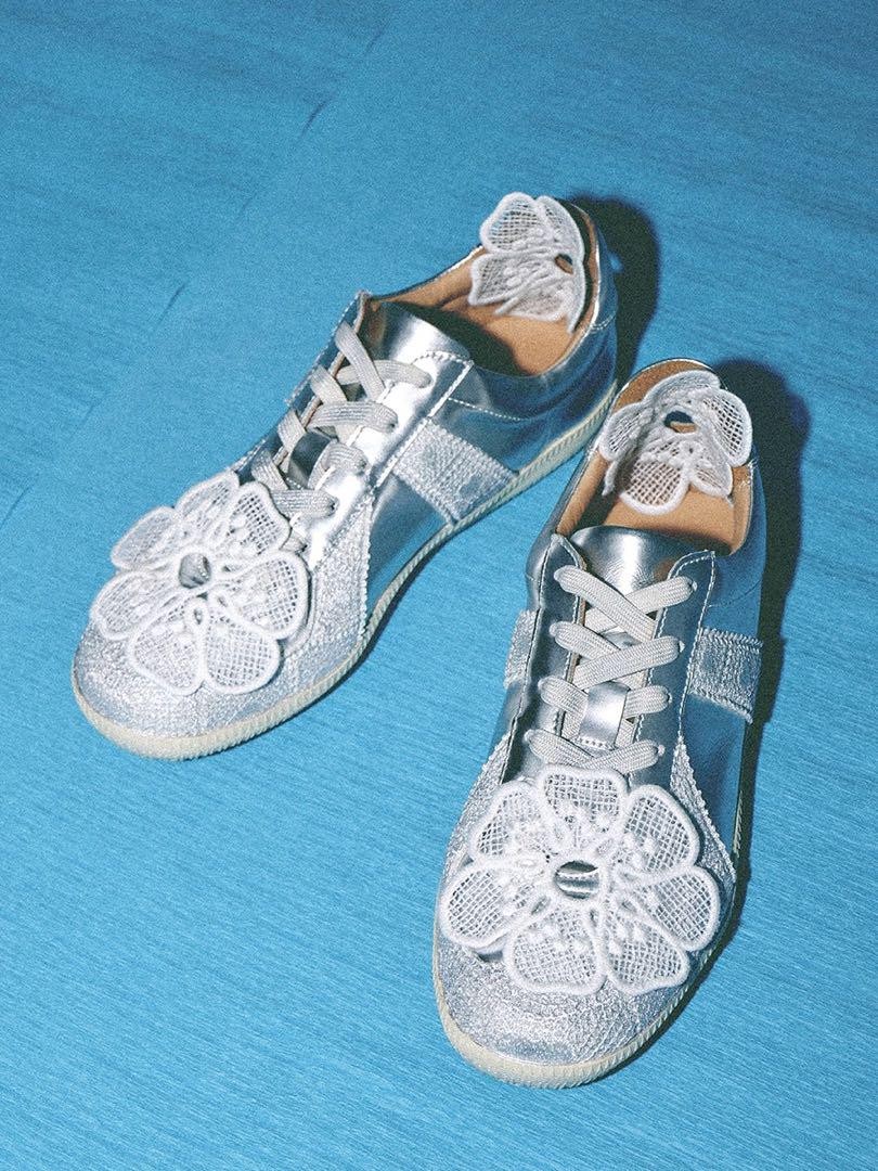 CONP 23ss スニーカーシューズ CONP 23SS Acid Lace Low-Top Sneaker Lace Up Flower Woman