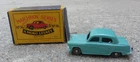 1960s Matchbox Lesney No.36 Turquoise Austin A50 Grey Wheels Original Damage Box